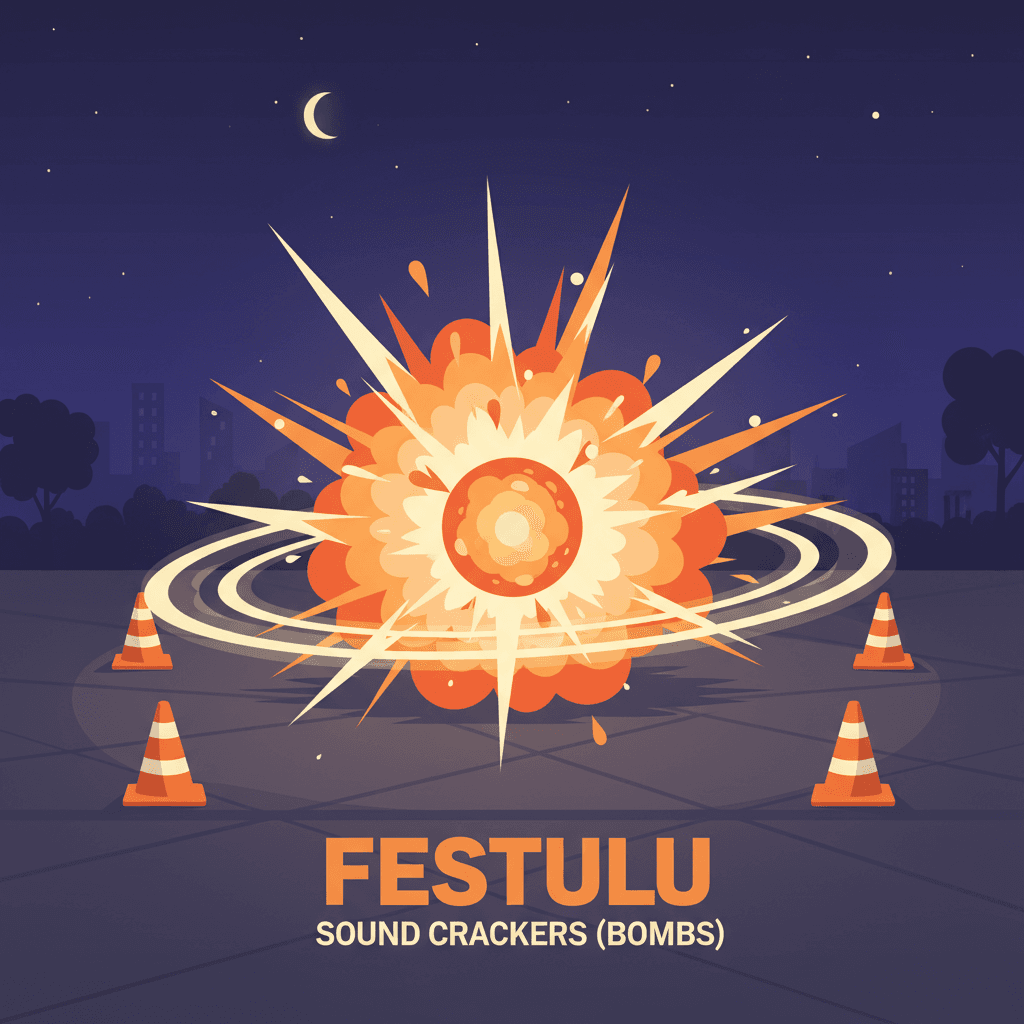 Sound Crackers (Bombs) fireworks illustration