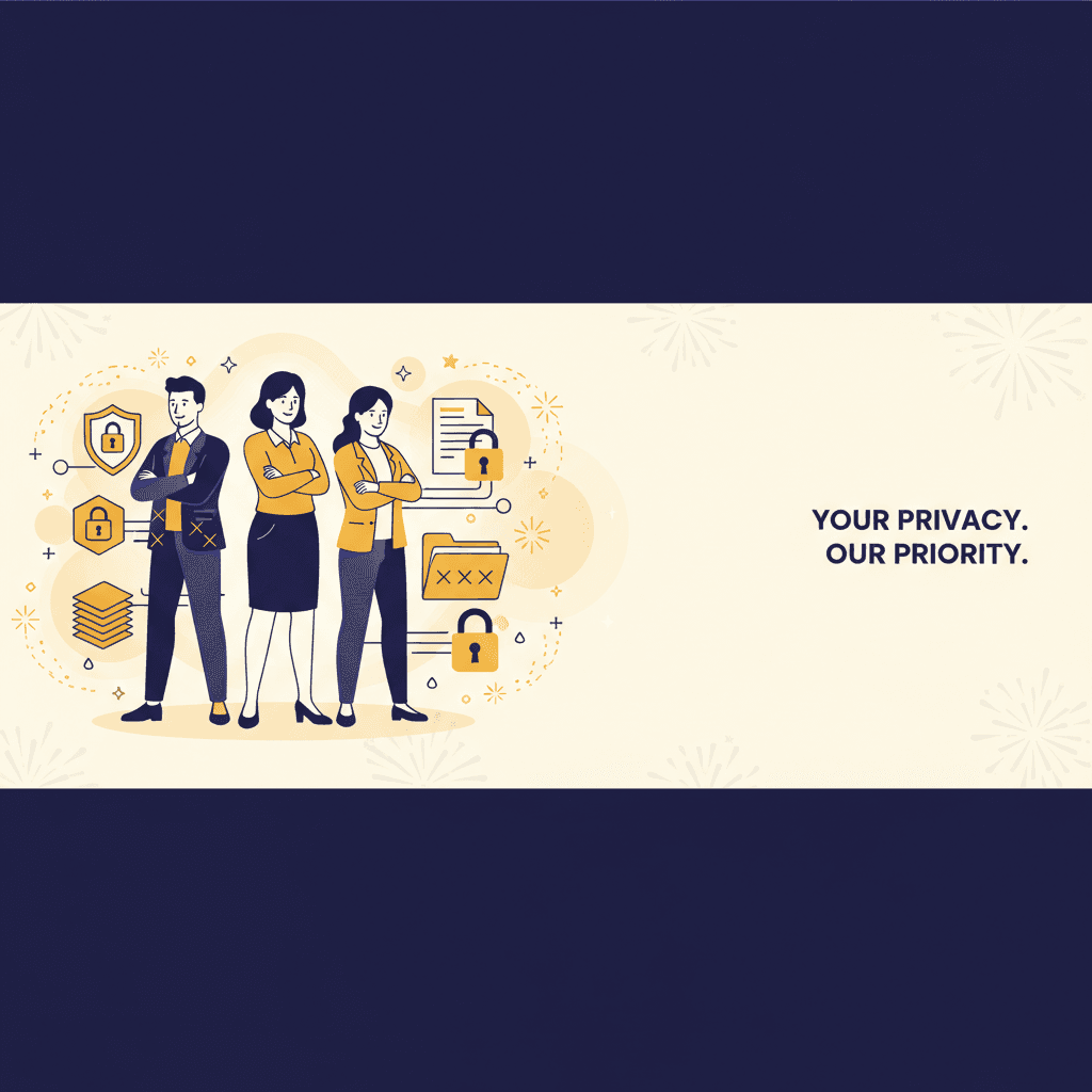 Illustration of Festulu safeguarding celebration data privacy